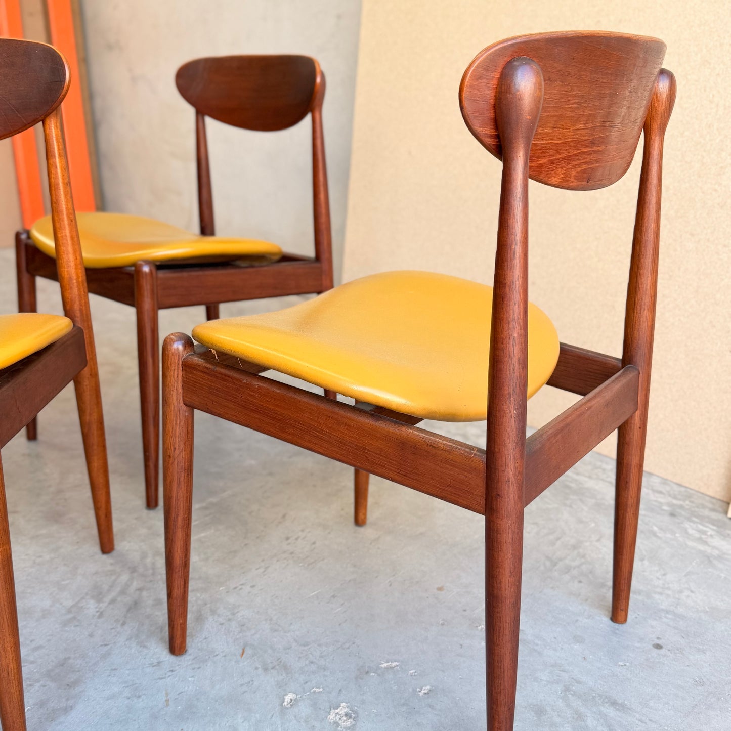 107 Parker Matchstick chairs - Set of 4 - Vintage Originals