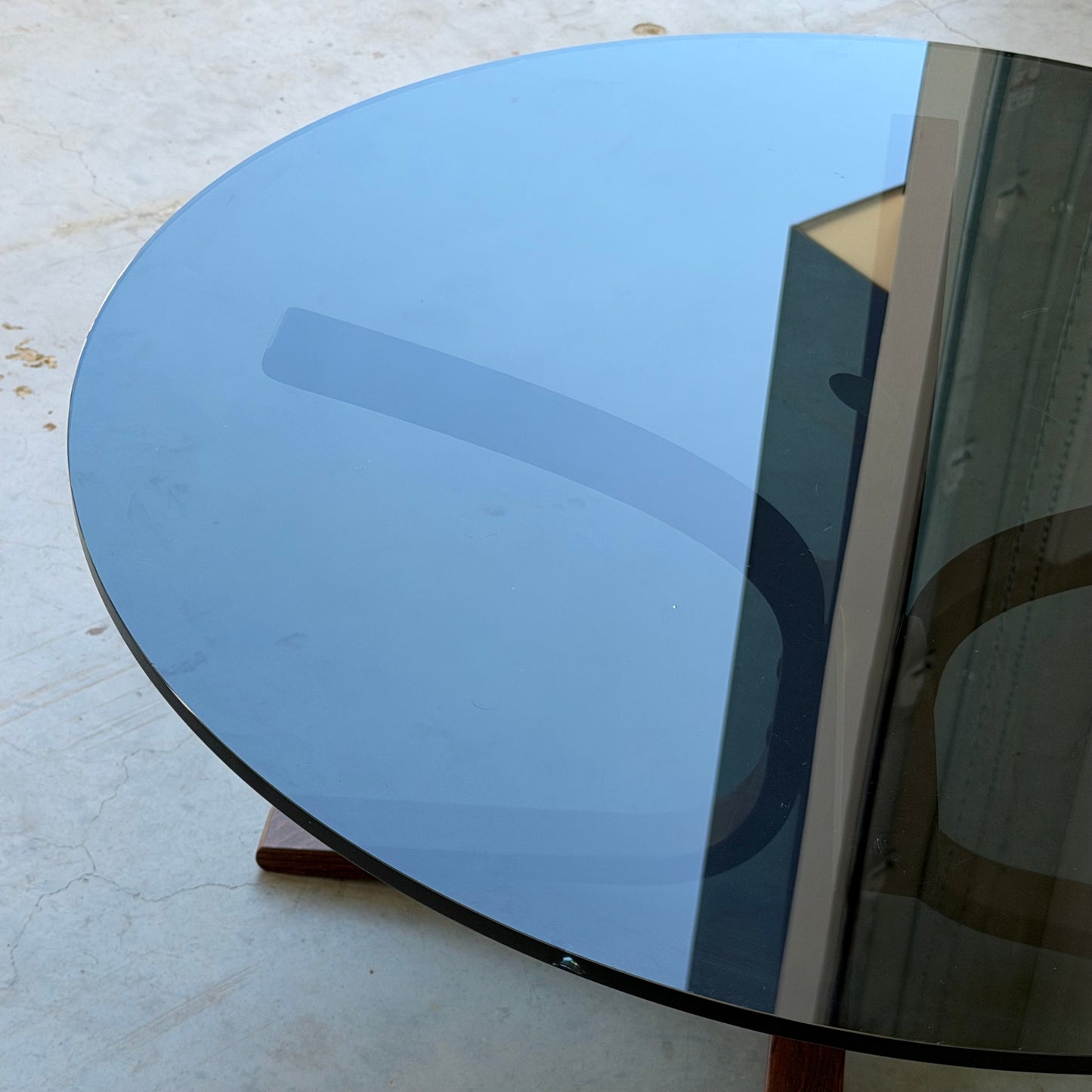 Ingmar Relling Norwegian Siesta Glass Coffee Table for Westnofa (Refine)