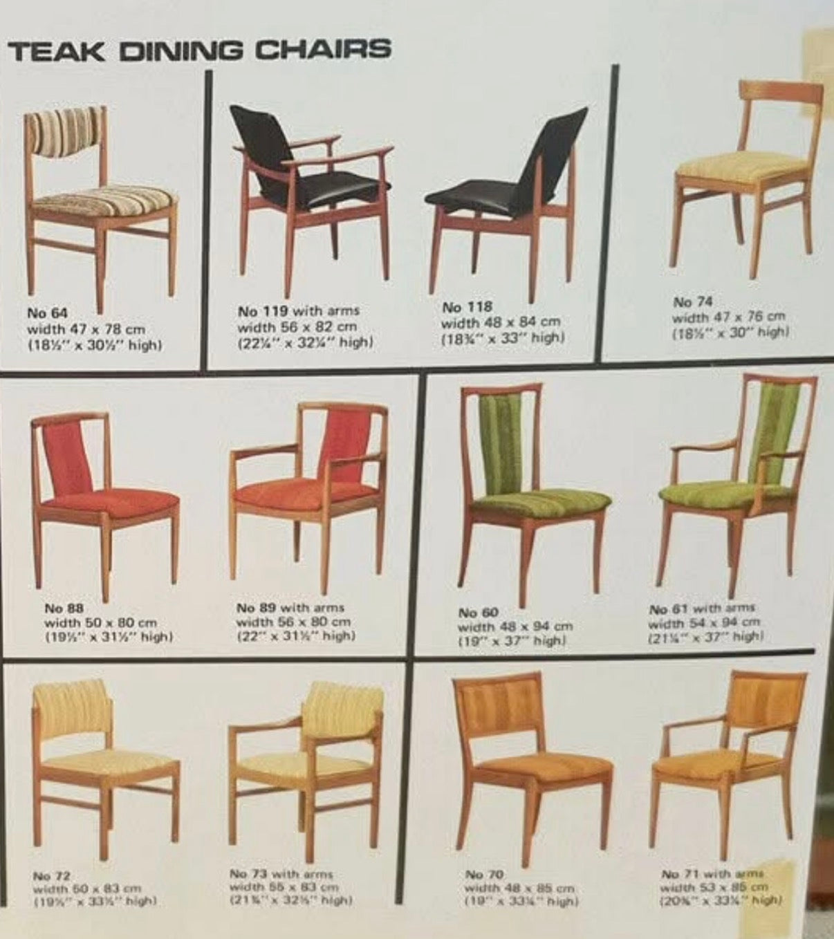 Pre-Order: Set of 6 Rare Mid-Century Parker number 74 Dining Chairs