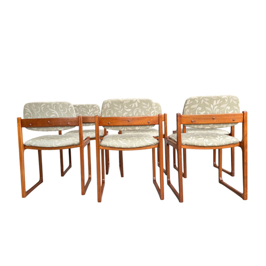 Set of 6 Gerald Easden Module Furniture Dining Chairs Australian Mid-Century Modern (Refine)