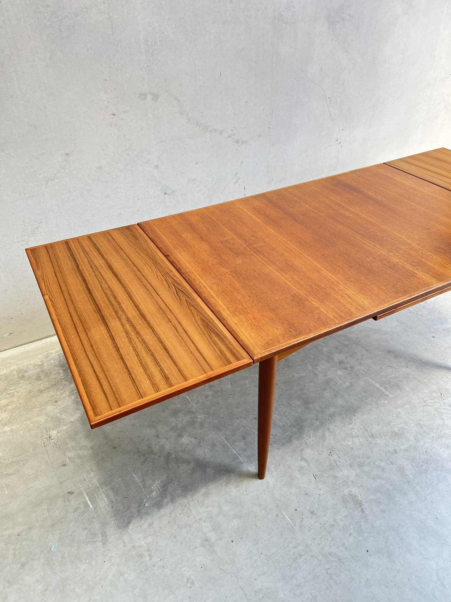 Parker Mid-1970s Honey Teak Extending Dining Table (Revive)