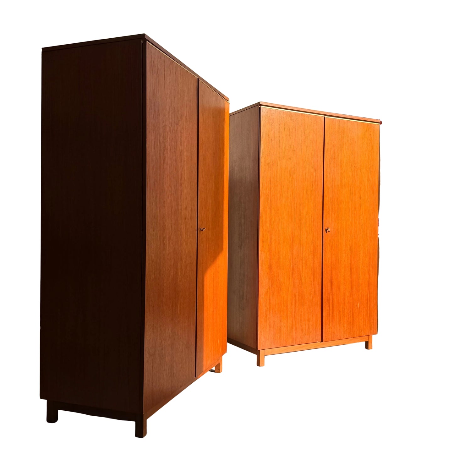 Ultra-Rare Pair of 1960s Fler Flerendo Wardrobe Armoires – Exclusive Melbourne Furniture Vault Find - (Revive)