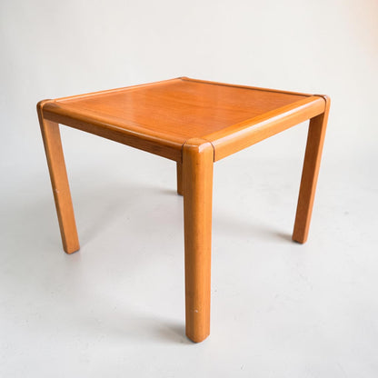 Petite Mid-Century Parker Square Teak Coffee Table