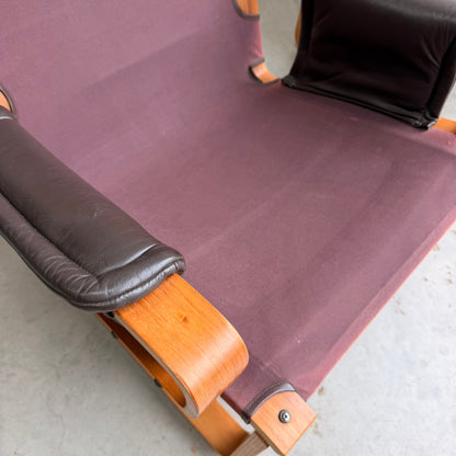 Pair of Tessa Austin Chocolate Brown Leather Armchairs (Revive)