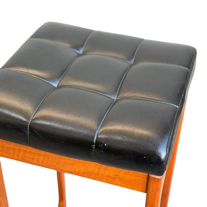 Mid Century Australian 1960s Barstools by Gerald Easden Set of 3 in Black - Bar Height Variant (Revive)