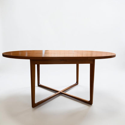 Rare 1960s-1970s Gerald Easden Round Extension Dining Table - (Revive)