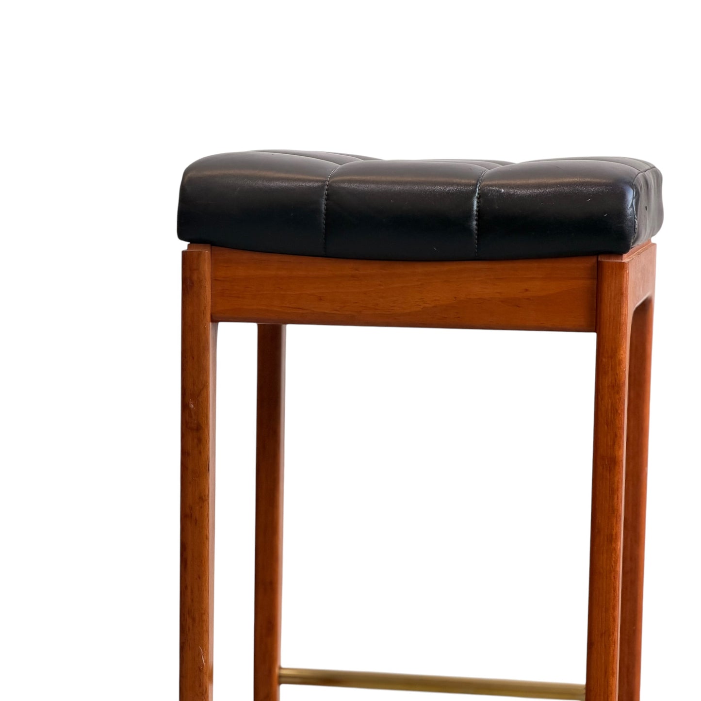 Mid Century Australian 1960s Barstools by Gerald Easden Set of 3 in Black - Bar Height Variant (Revive)
