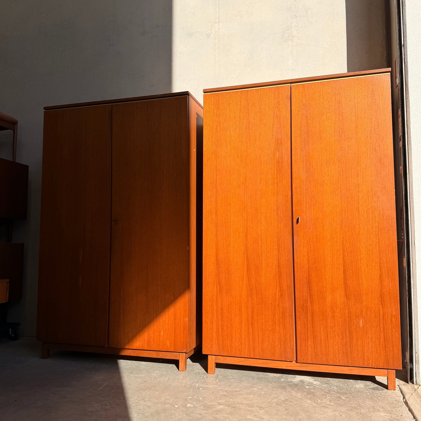 Ultra-Rare Pair of 1960s Fler Flerendo Wardrobe Armoires – Exclusive Melbourne Furniture Vault Find - (Revive)