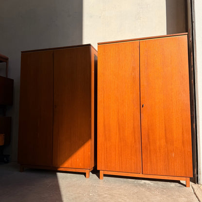 Ultra-Rare Pair of 1960s Fler Flerendo Wardrobe Armoires – Exclusive Melbourne Furniture Vault Find - (Revive)