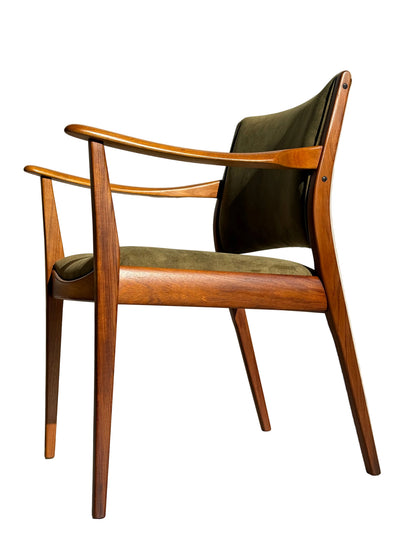 TH Brown Blackwood Carver Armchair – Fully Restored