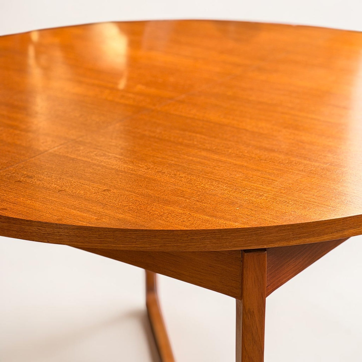 Rare 1960s-1970s Gerald Easden Round Extension Dining Table - (Revive)