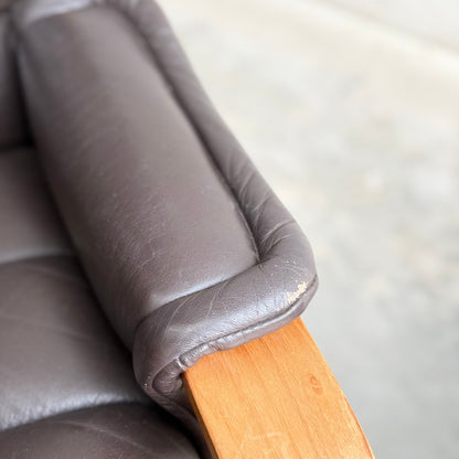 Tessa Austin Chocolate Brown Leather Armchair