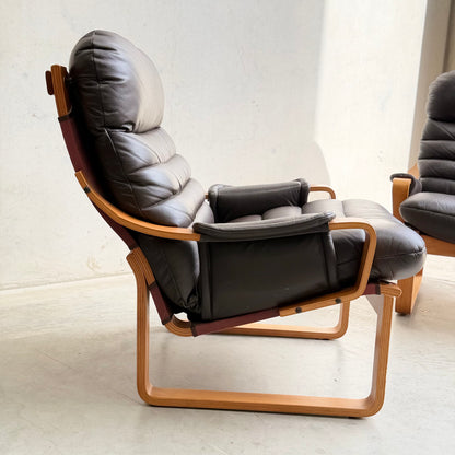 Tessa Austin Chocolate Brown Leather Armchair