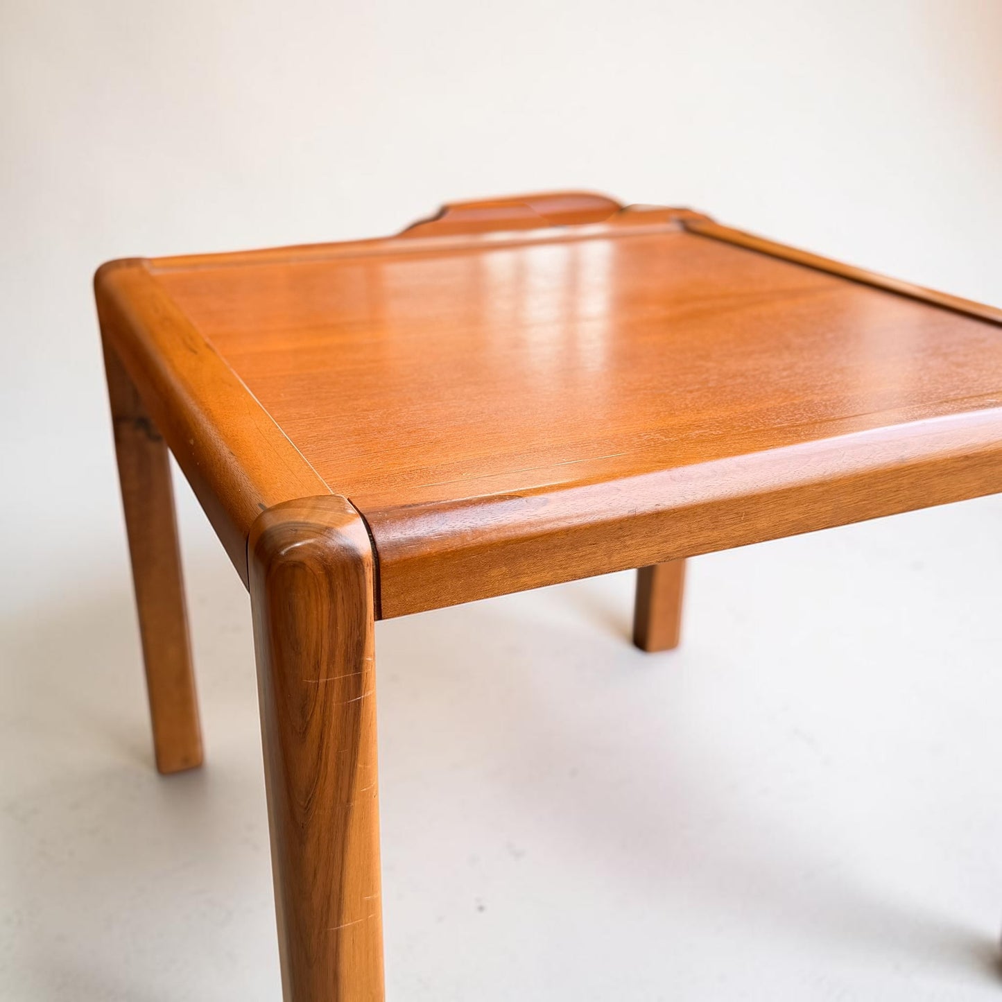 Petite Mid-Century Parker Square Teak Coffee Table