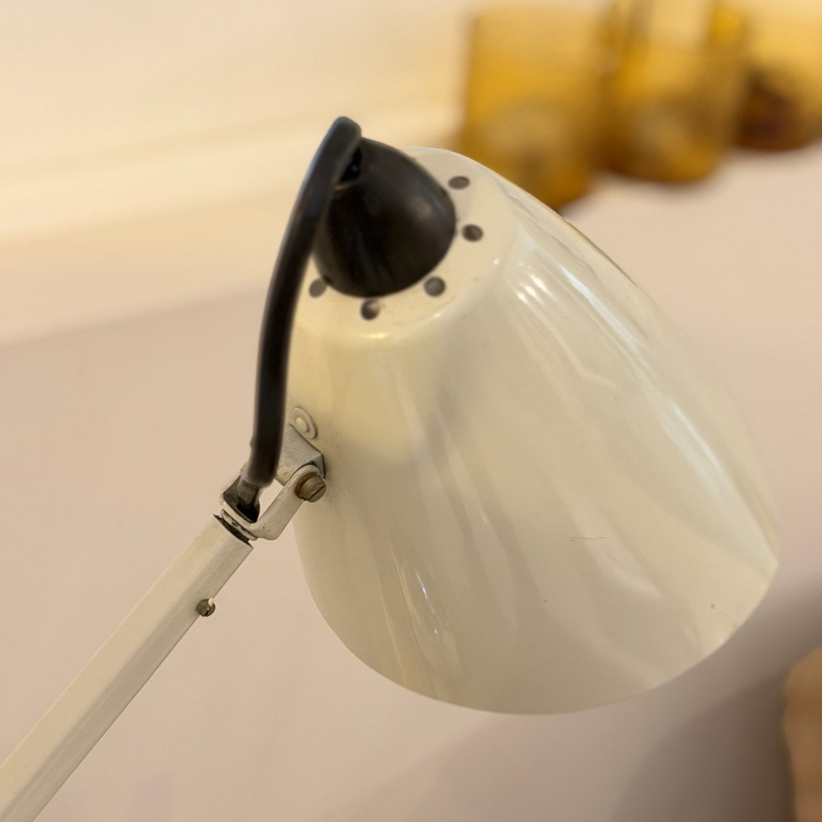 Vintage - Planet Studio K Desk Lamp- White