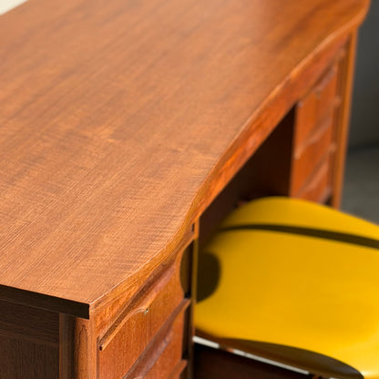 Danish Mid Century Modern Teak Desk by Easing Møbelfabrik