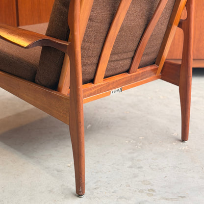 Fler Narvik Armchair -  original rich chocolate upholstery (Refine)