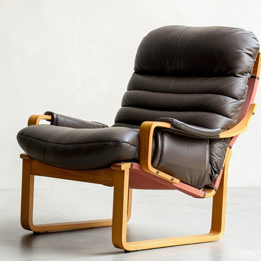 Tessa Austin Chocolate Brown Leather Armchair