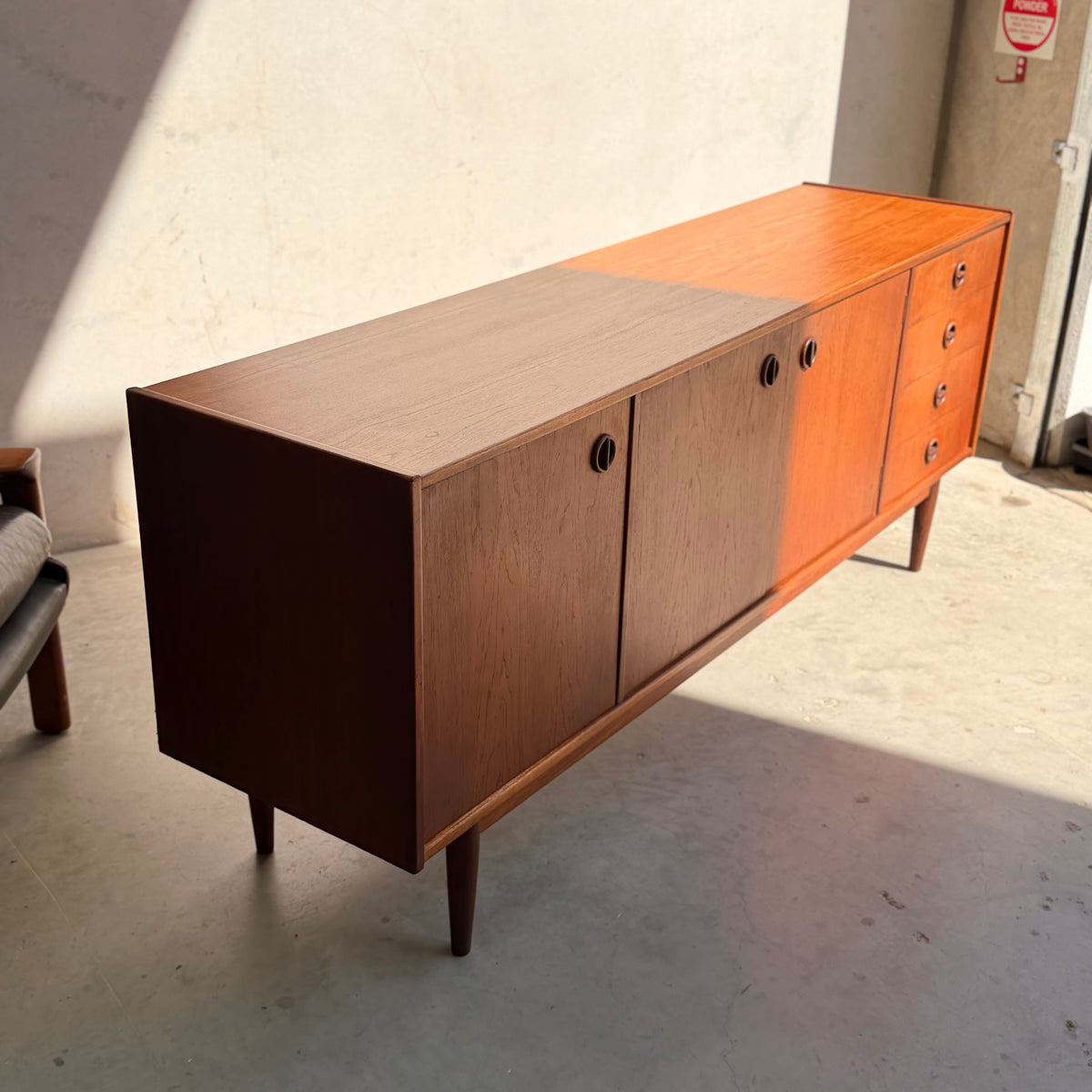 Parker Nordic “Cats Eye” Credenza / Sideboard 1.8M