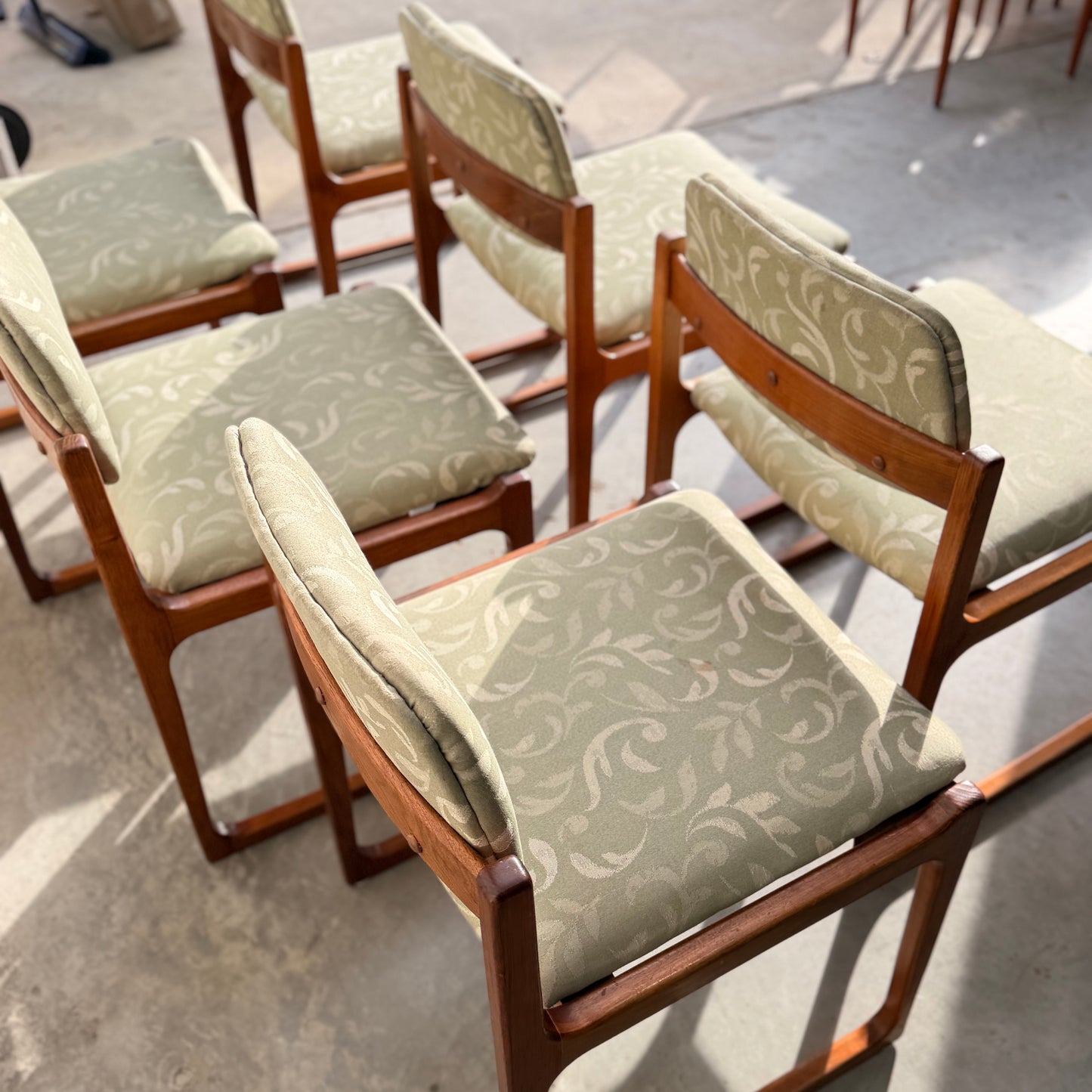 Set of 6 Gerald Easden Module Furniture Dining Chairs Australian Mid-Century Modern (Refine)