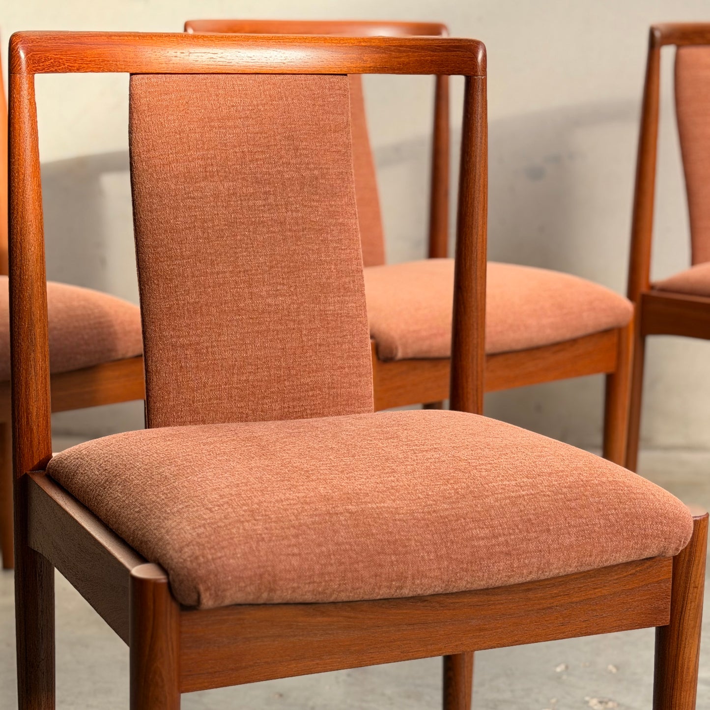 Fully Restored Parker T-Back Number 88 Dining Chairs Set of 4 - Terracotta (Rediscover)