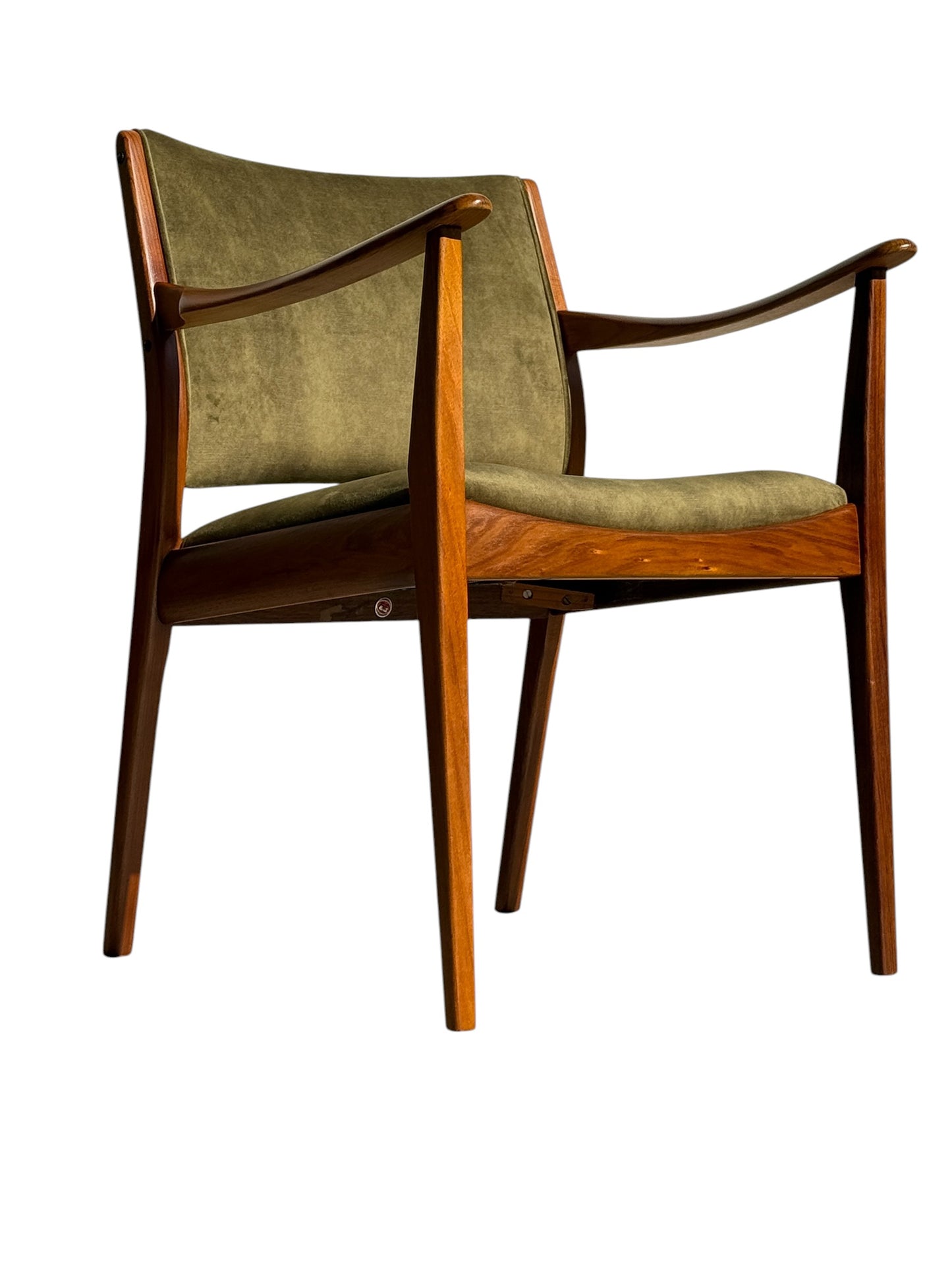 TH Brown Blackwood Carver Armchair – Fully Restored