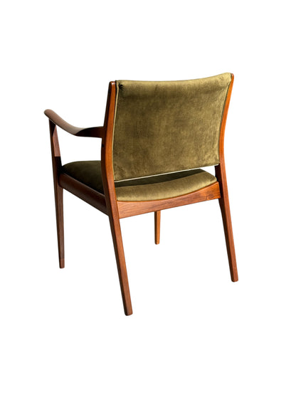 TH Brown Blackwood Carver Armchair – Fully Restored