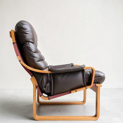 Tessa Austin Chocolate Brown Leather Armchair