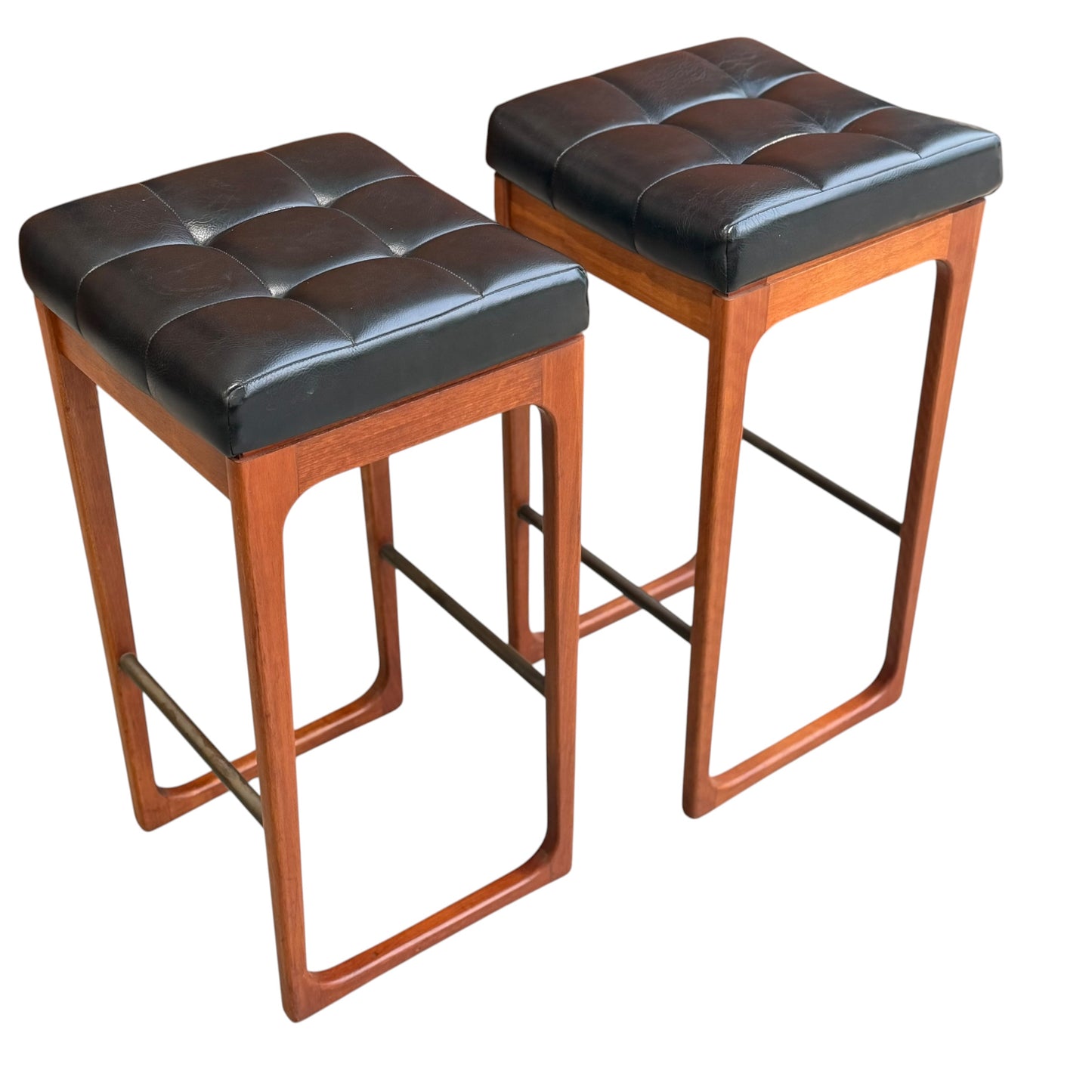 Vintage Pair of Gerald Easden Bar Stools Tasmanian Blackwood (Revive)