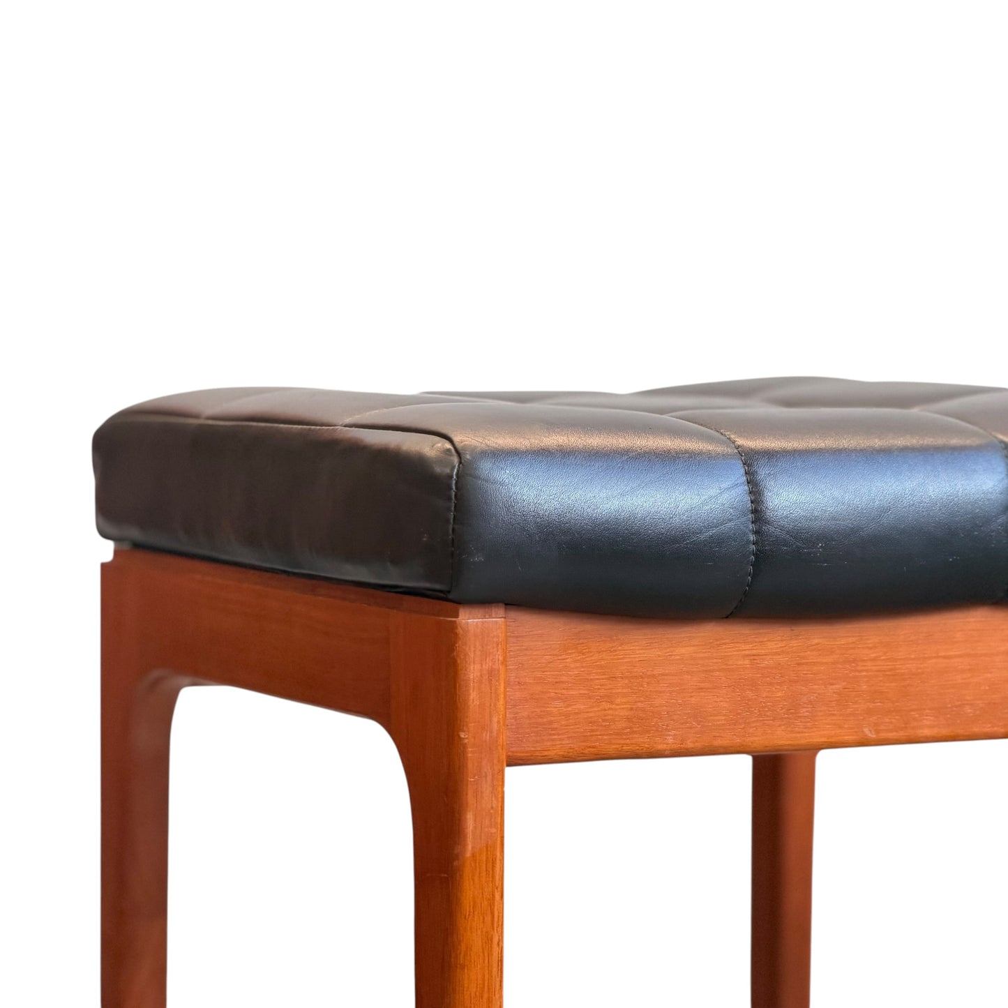 Mid Century Australian 1960s Barstools by Gerald Easden Set of 3 in Black - Bar Height Variant (Revive)