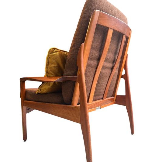 Fler Narvik Armchair -  original rich chocolate upholstery (Refine)