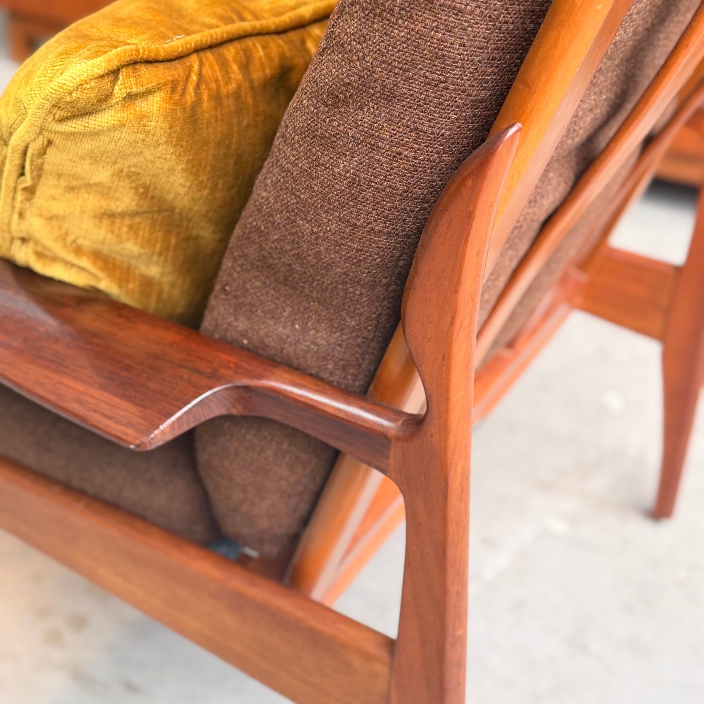 Fler Narvik Armchair -  original rich chocolate upholstery (Refine)