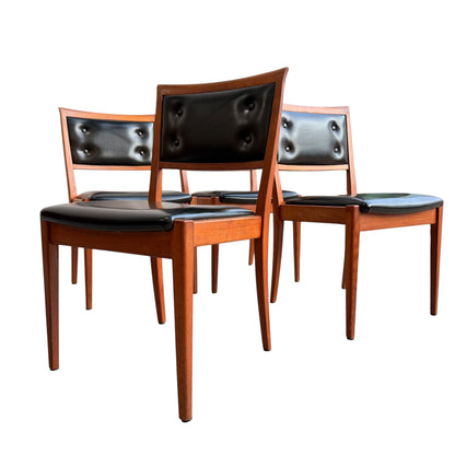 Pre-Order: Set of 4 Button Back Parker number 70 Dining Chairs