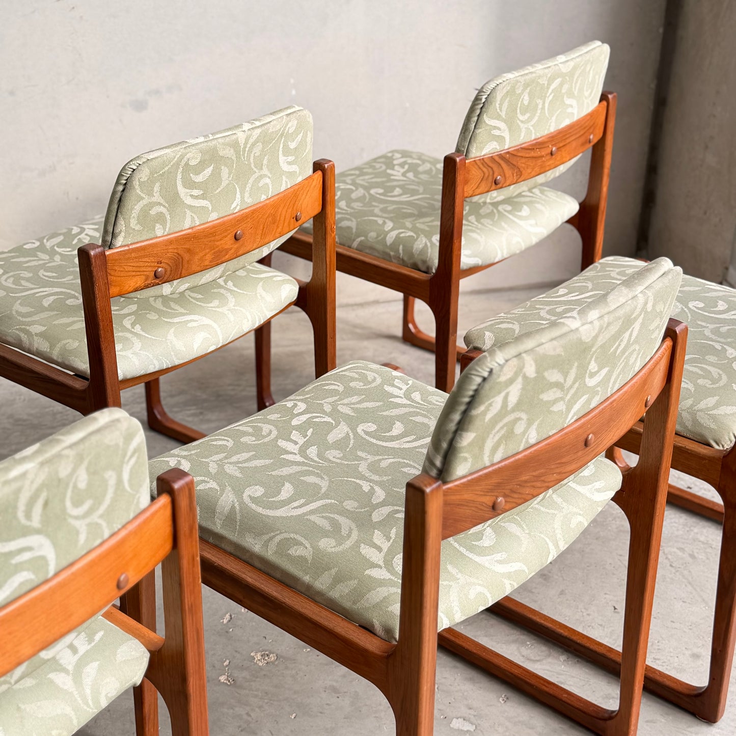 Set of 6 Gerald Easden Module Furniture Dining Chairs Australian Mid-Century Modern (Refine)