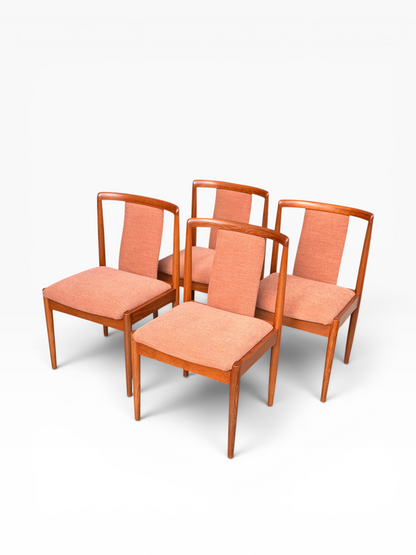 Fully Restored Parker T-Back Number 88 Dining Chairs Set of 4 - Terracotta (Rediscover)