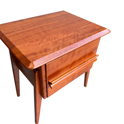 Pair of Myer Heritage Pasadena Bedside tables, 1950s, Solid Tasmanian Myrtle (Rediscover)