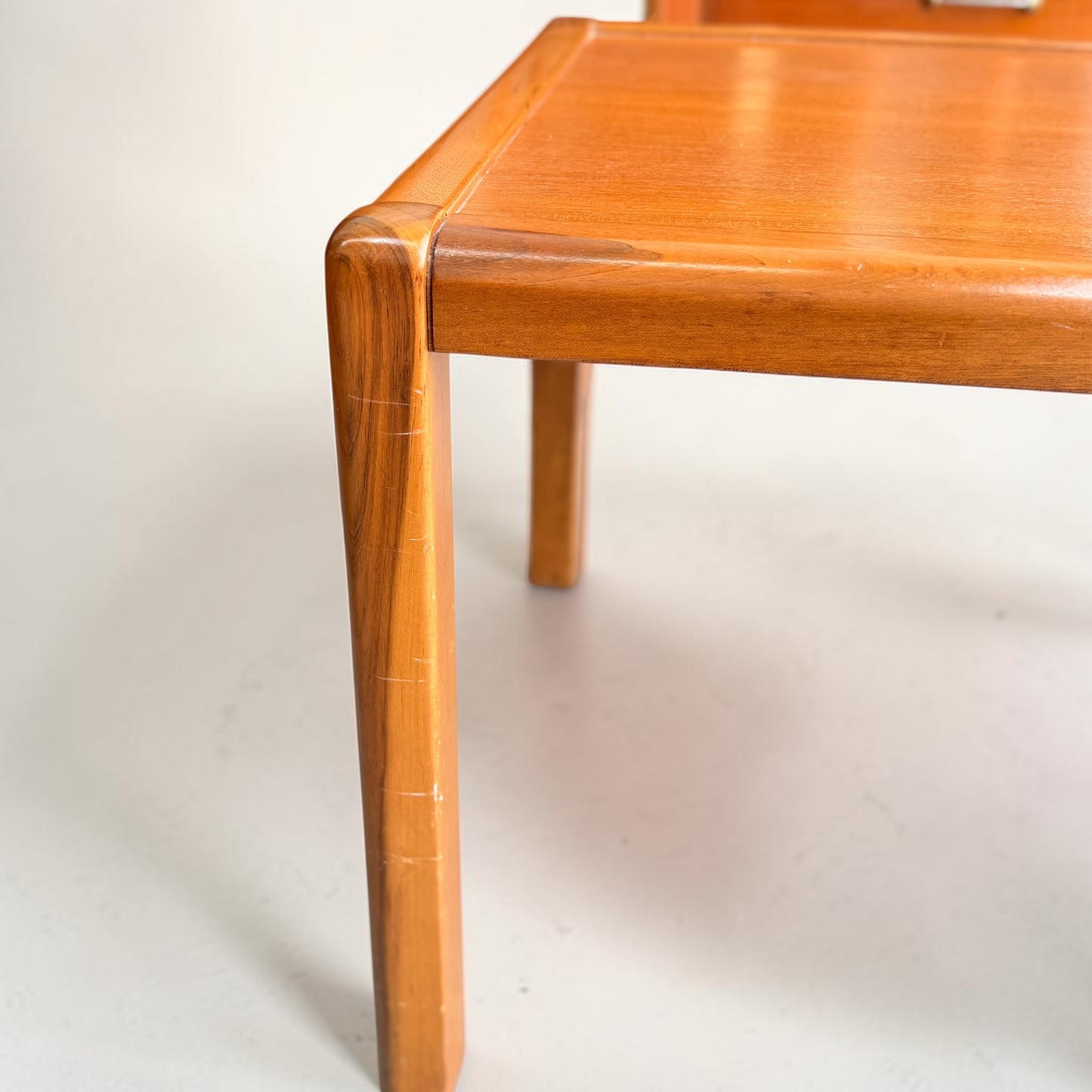 Petite Mid-Century Parker Square Teak Coffee Table