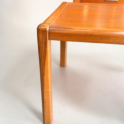 Petite Mid-Century Parker Square Teak Coffee Table