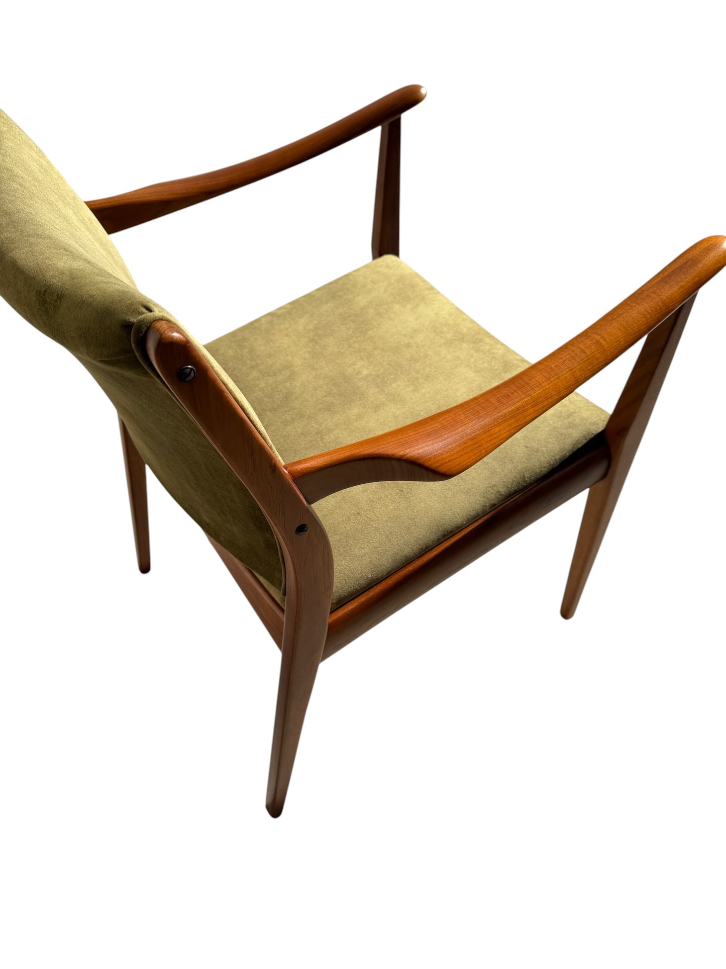 TH Brown Blackwood Carver Armchair – Fully Restored