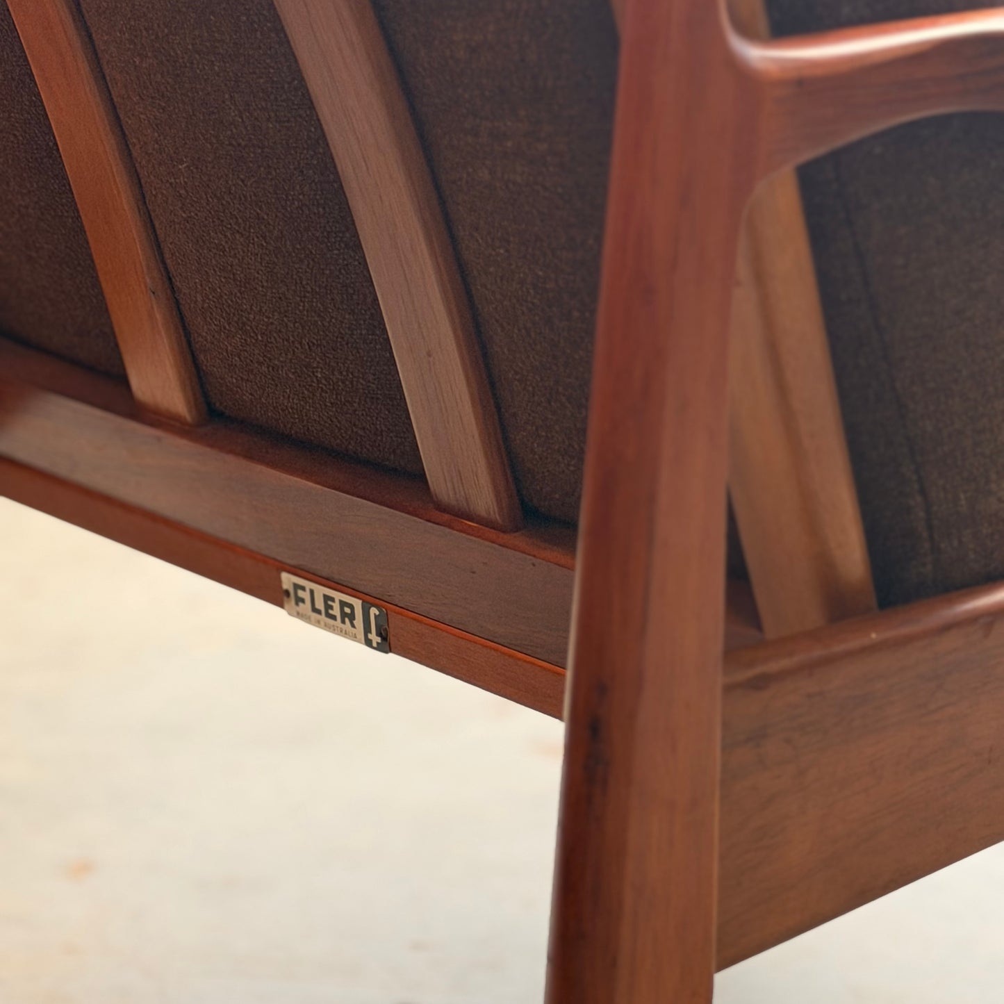 Fler Narvik Armchair -  original rich chocolate upholstery (Refine)
