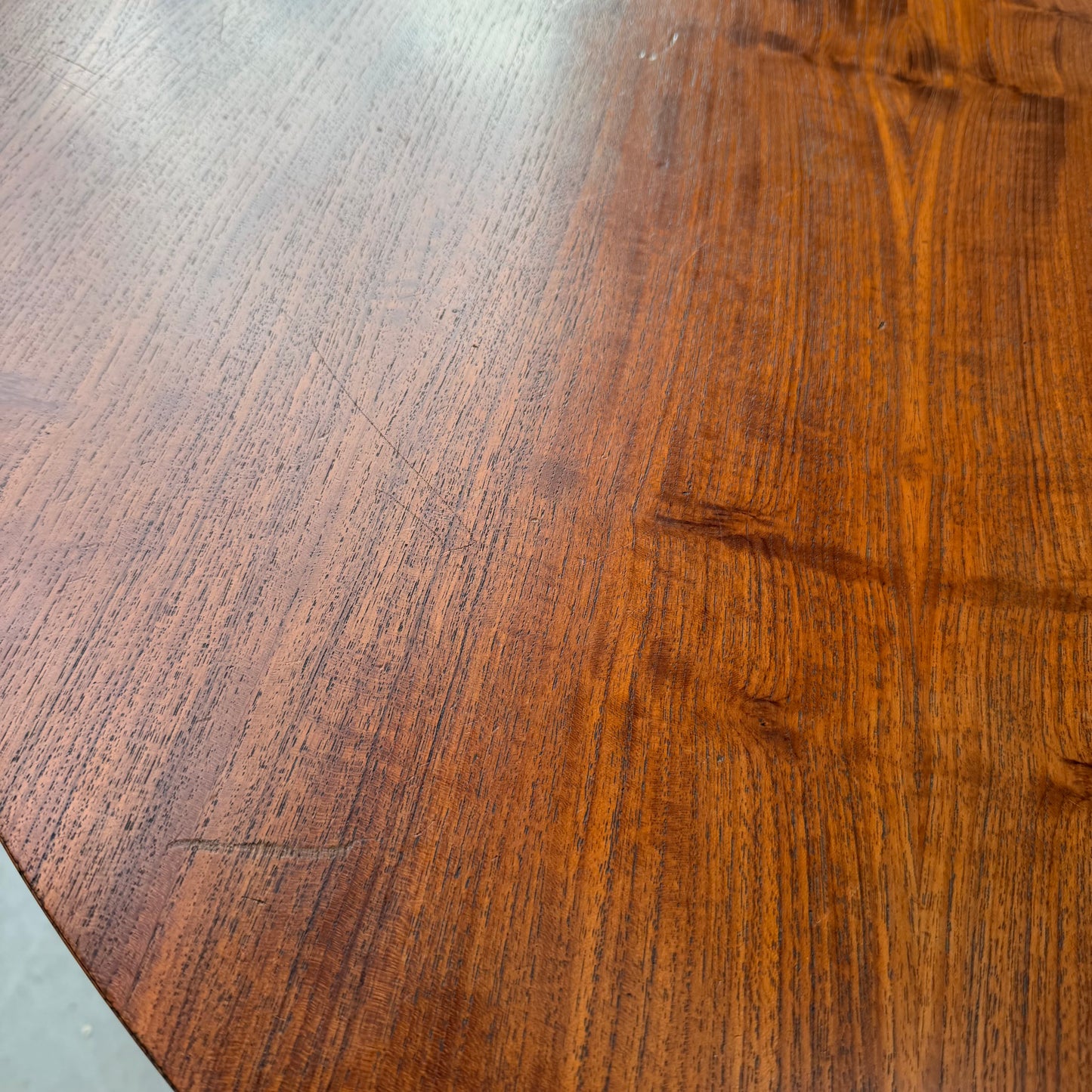 Ernst Hansen Mid-Century Round Extending Dining Set – Teak with 5 Chairs (6th Available upon request for fee)