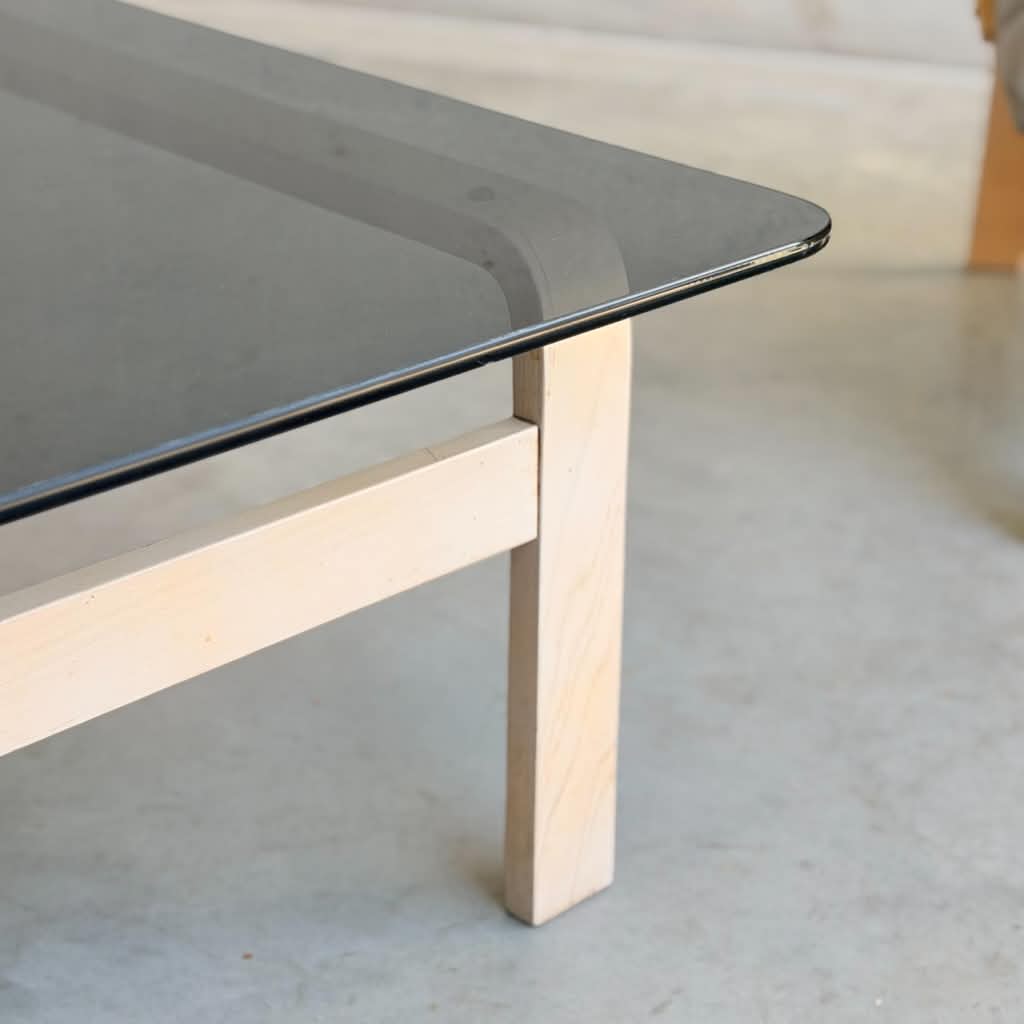 Tessa Ferrara Glass Coffee Table designed by Fred Lowen for Tessa Furniture (Revive)