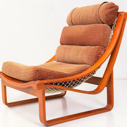 Vintage Tessa T4 Armchair - Groovy Brown Velvet