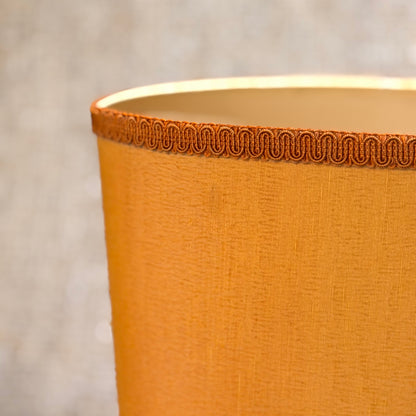 Vintage Mid-Century Ceramic Table Lamp – Stunning Urn-Shaped Orange Glaze, 1960s/70s