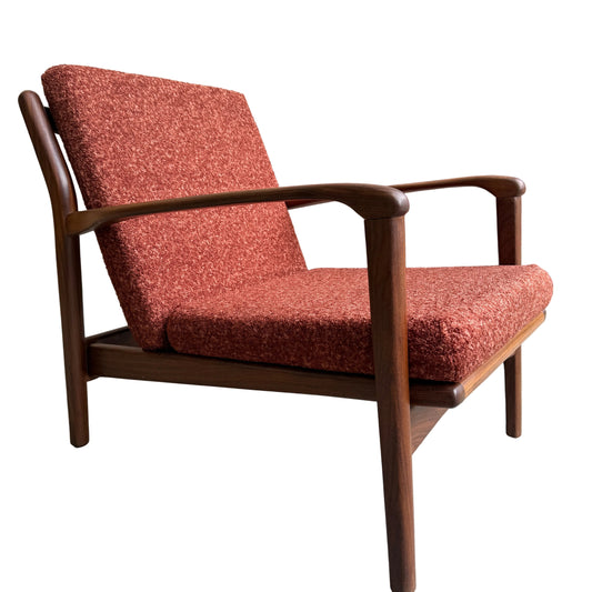 1960S TOOTHILL SOLID AFROMOSIA / TEAK WENTWORTH ARMCHAIR