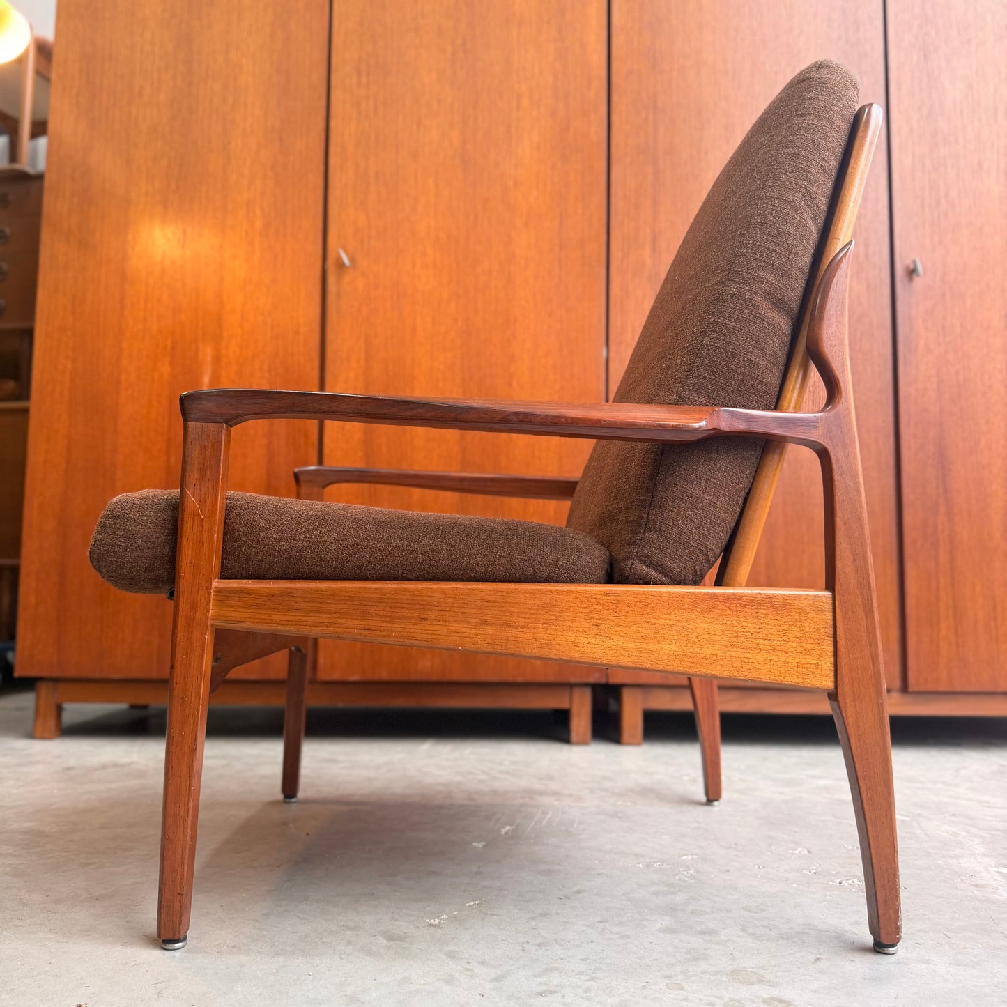 Fler Narvik Armchair -  original rich chocolate upholstery (Refine)