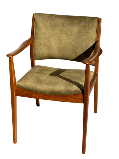 TH Brown Blackwood Carver Armchair – Fully Restored