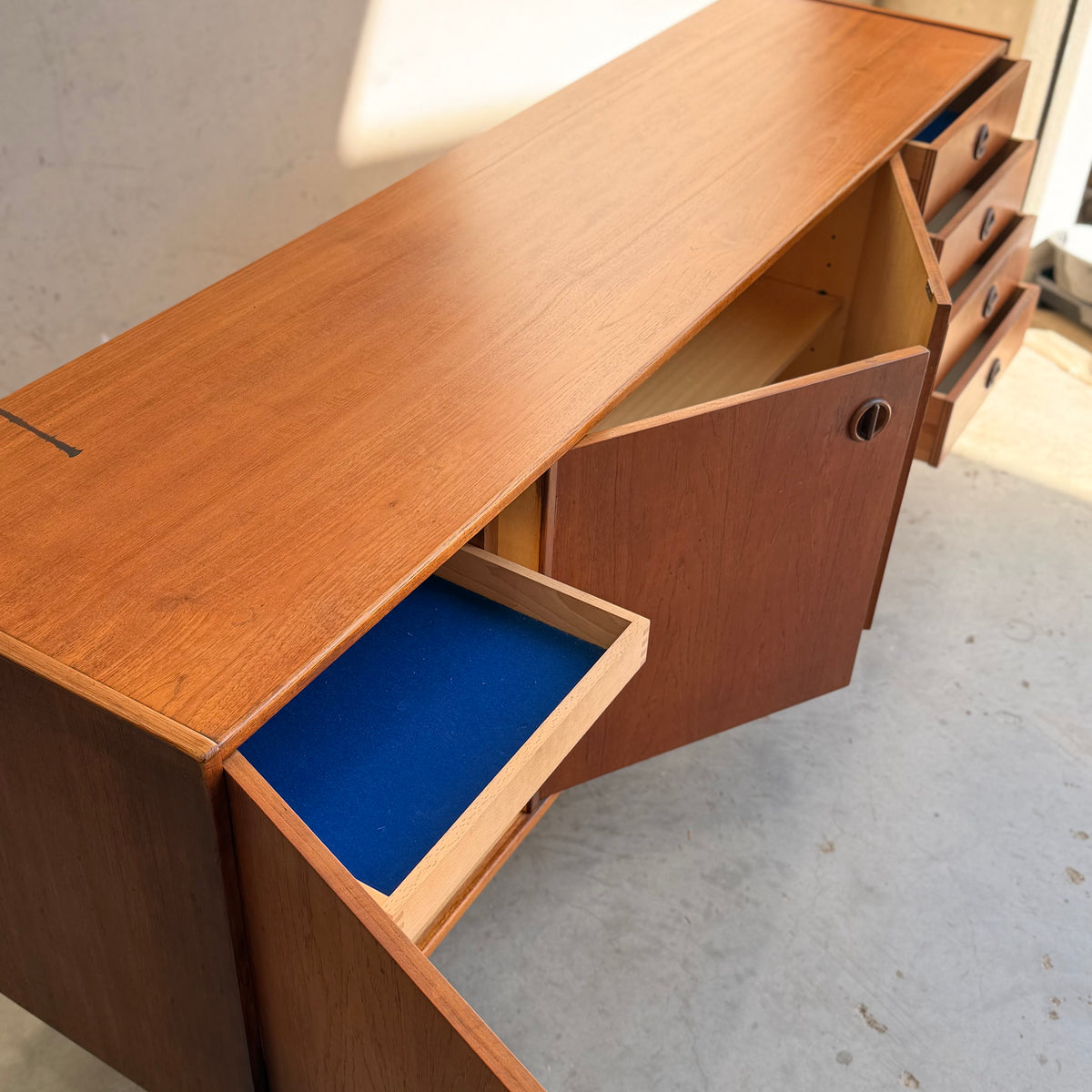 Parker Nordic “Cats Eye” Credenza / Sideboard 1.8M
