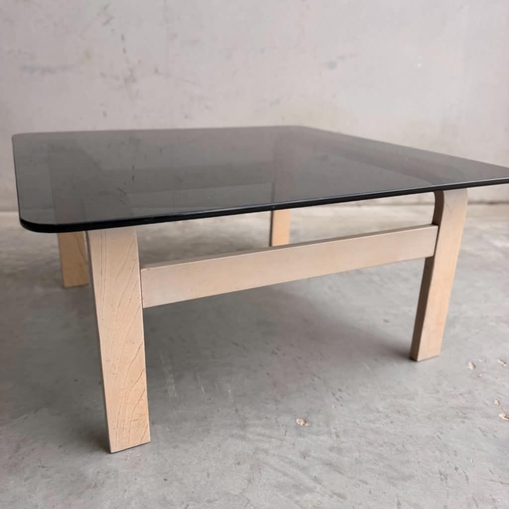 Tessa Ferrara Glass Coffee Table designed by Fred Lowen for Tessa Furniture (Revive)