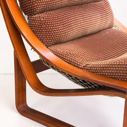 Vintage Tessa T4 Armchair - Groovy Brown Velvet